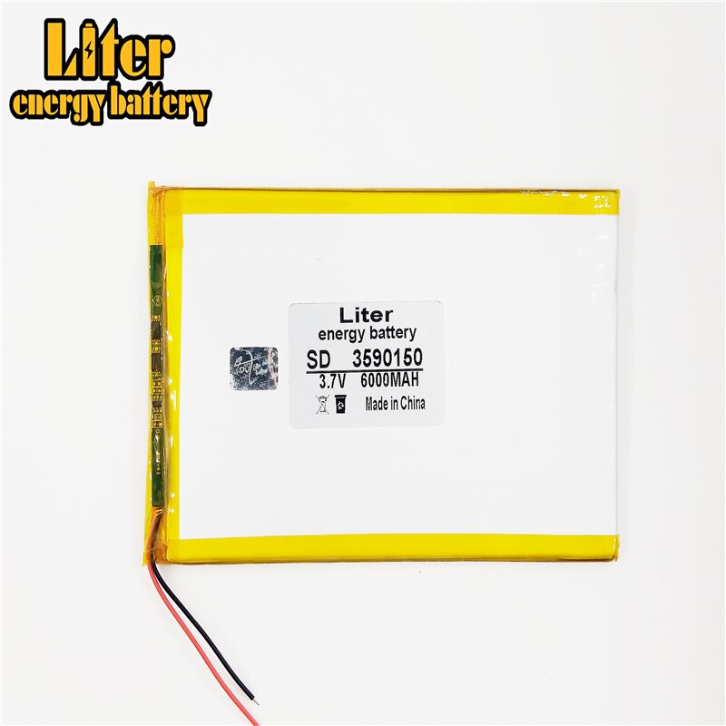 Polymer battery 9 inches tablet battery domestic the built-in rechareable battery 6000mah 3.7V 3590150