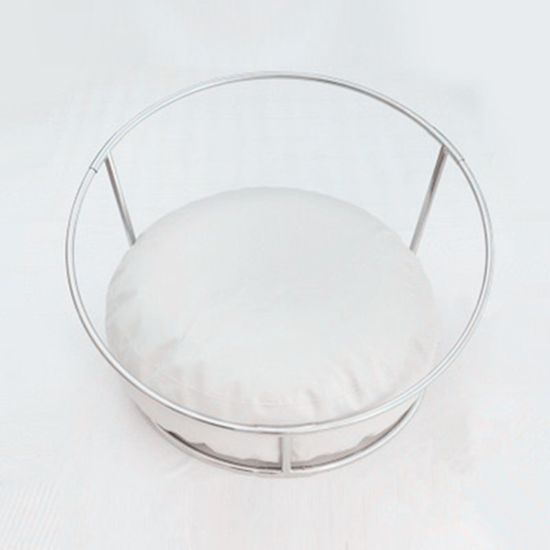 Newborn Baby Photography Props Posing Frame Beanbag Set Studio Accessories Bebe Poser Pillow+Nest Round Shelf Newborn Photo Prop