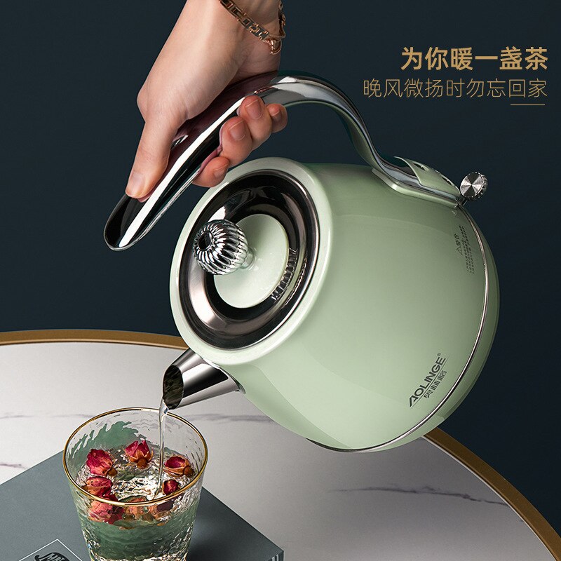 Retro Mini Water Kettle Office European Style Small Boiler Electric Kettle Travel Portable Hervidor De Agua Cookware EB50SH