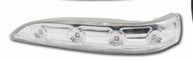 RearView Door Mirror Side Mirror Light Glass Frame Shell Parts for Hyundai IX35 Tucson MK2 10-15: Light Right