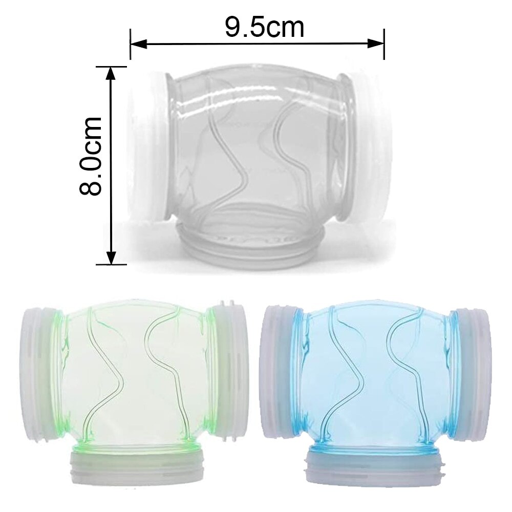 Chomik rura zewnętrzne szkolenie labirynt rury mysz szczur zabawka akcesoria dla DIY klatka dla chomika połączenie zewnętrzne tunel tor: T rodzaj Pipe