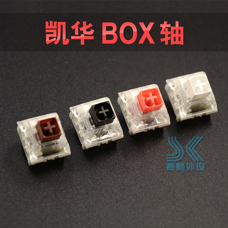 Kailh box Schalter Mechanische Tastatur diy RGB SMD Schwarz Rot Braun Weiß schalter Staubdicht IP56 wasserdichte Kompatibel Kirsche MX