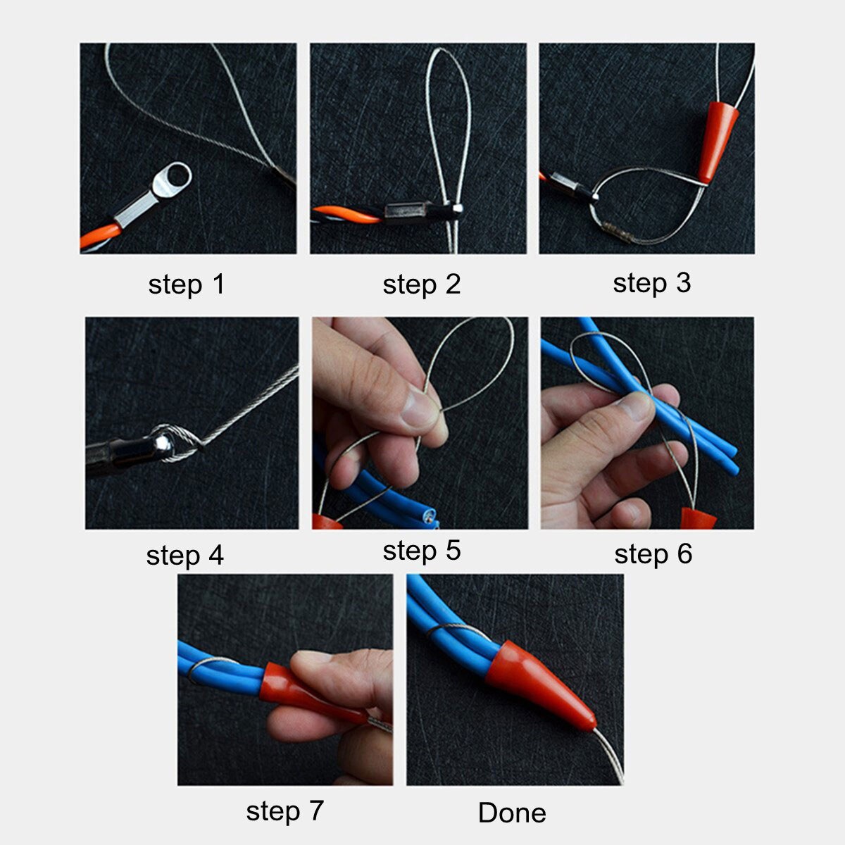 5/10/15/20/25/30M 4MM Cable Puller Fish Tape Yellow Cable Fiberglass Fish Tape Reel Puller Fiberglass Metal Wall Wire Conduit