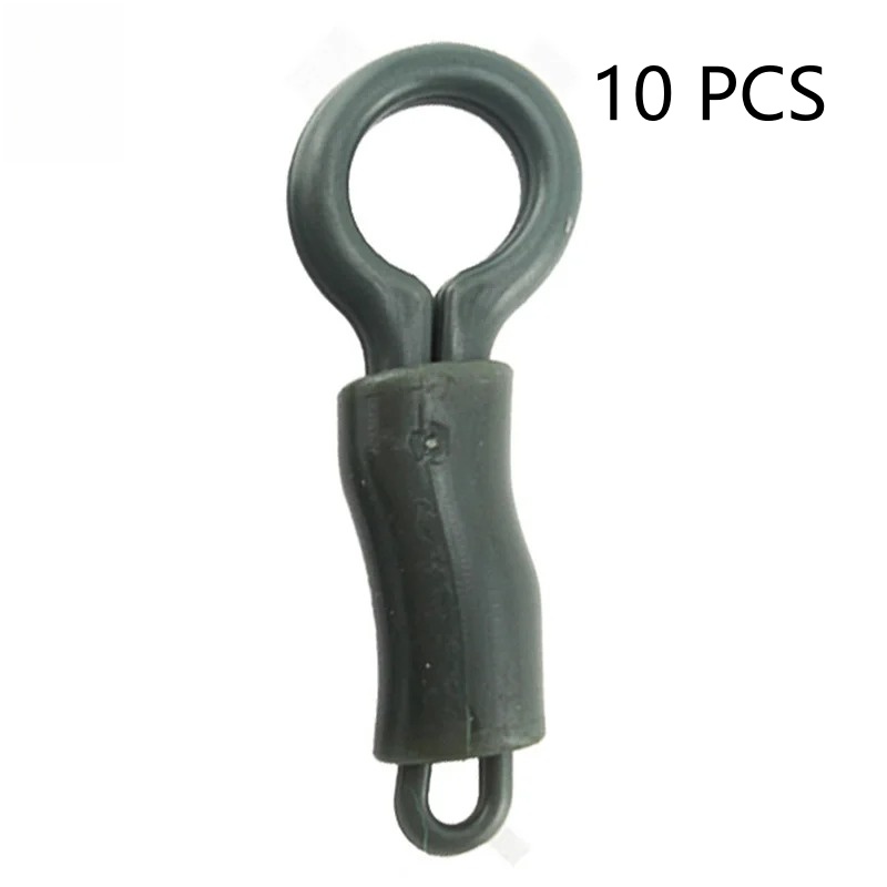 10PCS Connector Fishing Group Large Object Line Group Small Accessories Positioning Round Knot Ronnie Hanging Lead Accessories: Default Title