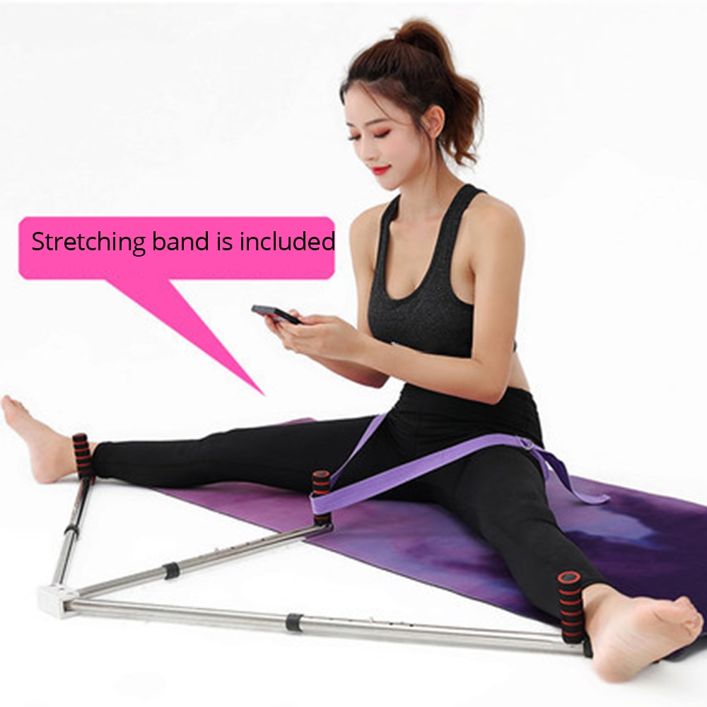3 Bar Leg Stretcher Split Machine Extension Device Stainless Steel Leg Ligament for Ballet Yoga Exercise Training Equipment