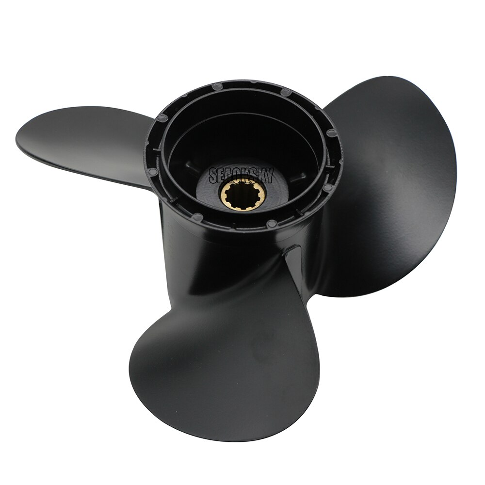 Outboard Propeller 10 1/4x13 for Suzuki Boat Engine DF20/25 DT25C DT30C DF25 DF30 DT20 DT25 10 Spline 58100-96440-019