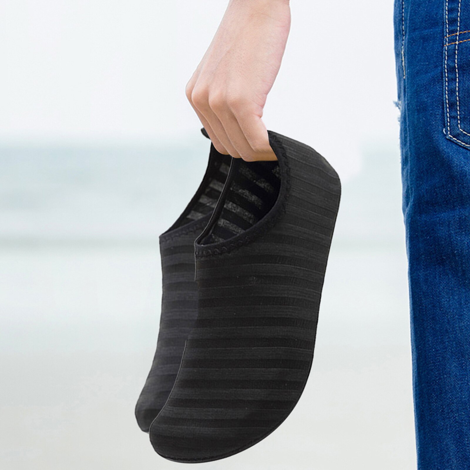 Water Sports Shoes Barefoot Quick-Dry Aqua Socks Slip-on for Women Men Sports Beach Swimming Surfing Yoga Exercise