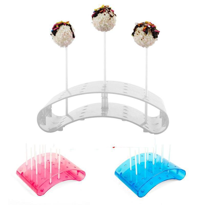 20 gaten Cake Pop Lolly Stand Display Houder Bases Plank DIY Bakken Gereedschappen U-vormige Display DIY Bakvormen Taart Keuken gadgets