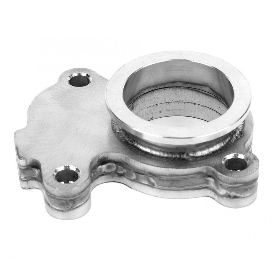 GT15 Turbo Waste Gate Outlet Exhaust Gasket Adapter with 2in V Band Flange Turbo Outlet Adapter Exhaust Housing