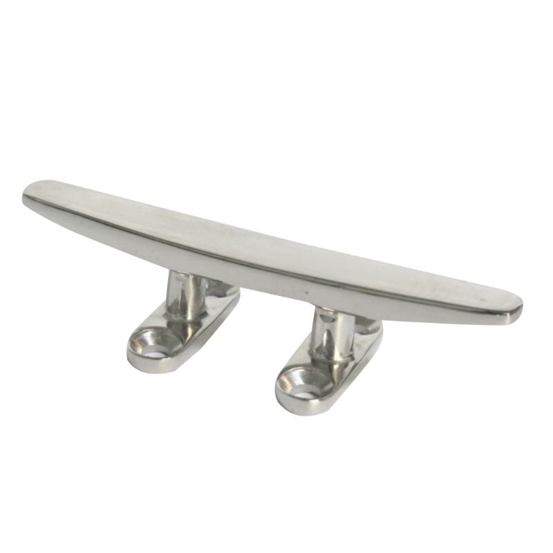 316 Stainless Steel Boat Cleat. Low Flat Cleat. Deck Cleat. 6" 8" 10" Lock bolt Boat