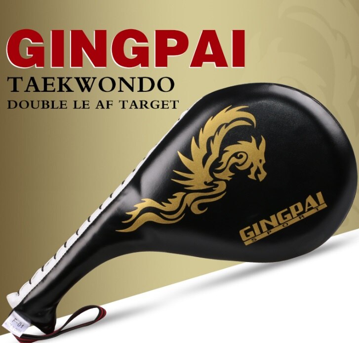 Equipo de Taekwondo auténtico para hombre, objetivo de práctica de kick boxing, Equipo de Boxeo, envolturas muay thai: Negro