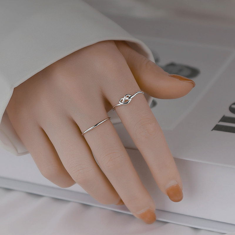 Bague Argent enlacée ajustable - La Petite Tribu