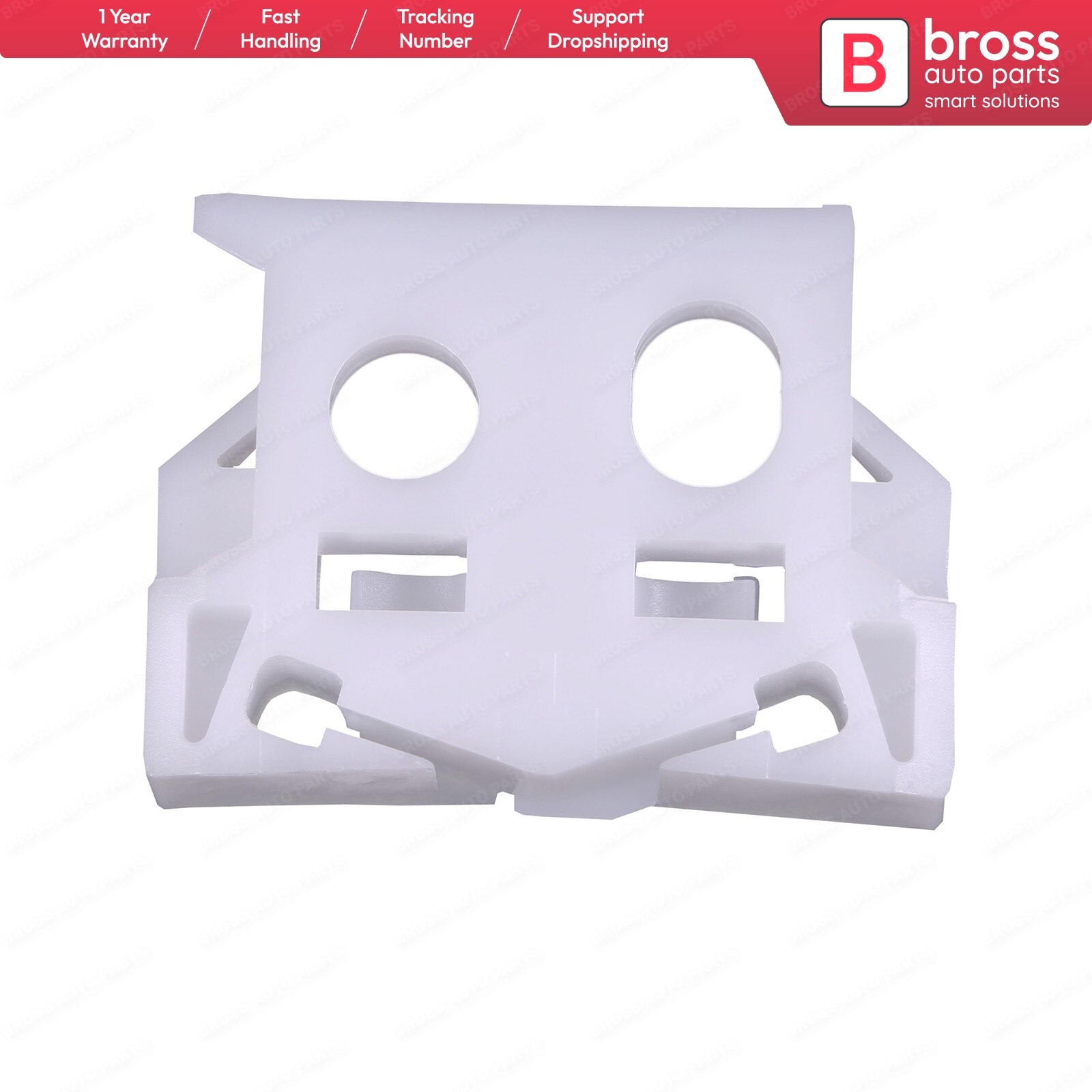 Bross Auto Parts BWR897 Electrical Power Window Regulator Clip Front; left Door for Citroen C4 PICASSO 2006-On Ship From Turkey