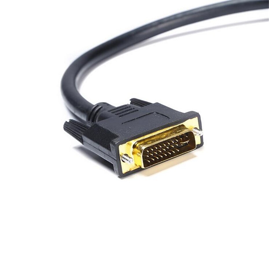 DVI to VGA Cable DVI I 24+5 Male to VGA HD 15Pin Male / Female Adapter Video Cable Support 1080P Full HD from Laptop, PC Host