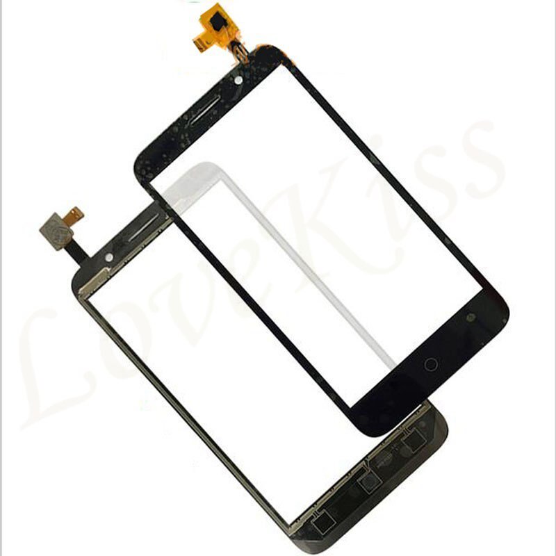 Panel frontal para teléfono móvil, cubierta de cristal digitalizador con Sensor de pantalla táctil LCD, compatible con modelo de teléfono móvil, modelo de 5,0, 5015D, 5015A, 5015X, OT5015, 5015