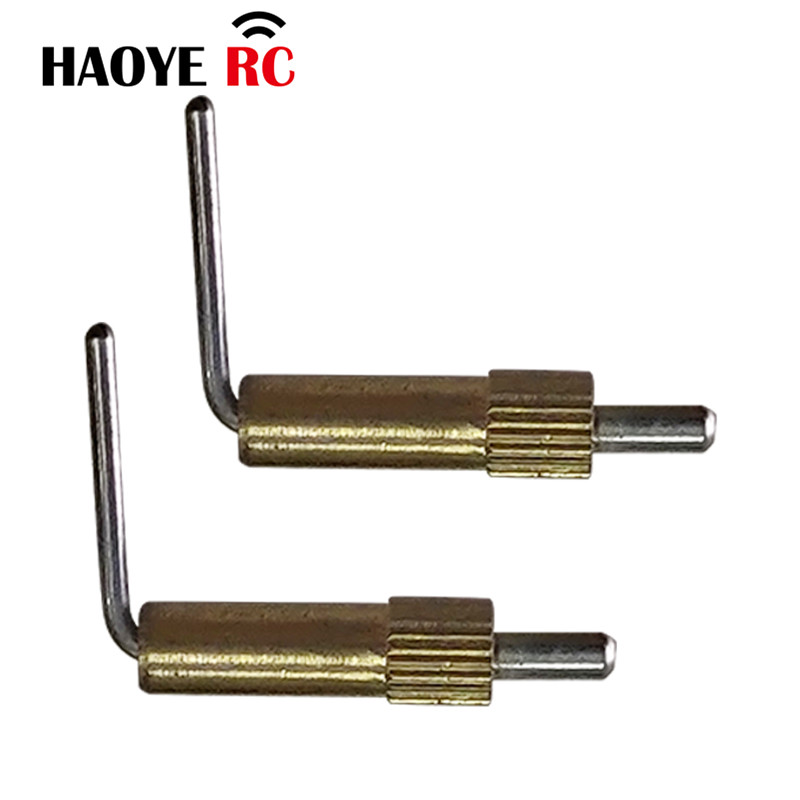 Haoye 2 piezas de cerraduras de dosel de metal pestillo con resorte 90 ° /120 ° Para piezas de aviones RC aviones eléctricos accesorios de modelo de espuma: YELLOW