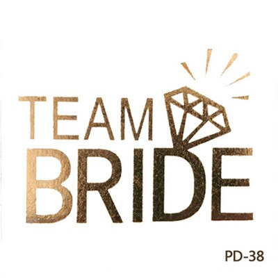 Bridal Shower Bachelorette Party Supplies Garter Veil Lace Set Badge Sash Hen Night Team Bride To Be Wedding Decorations: 1pc PD-38