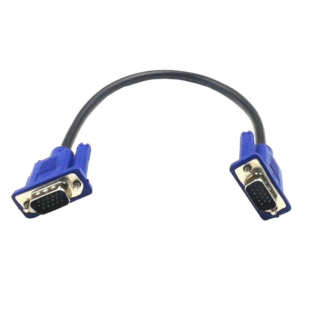 30cm Male to Male VGA Extension Cable Cord for PC Computer Monitor Projector Male to Male Computer Cables