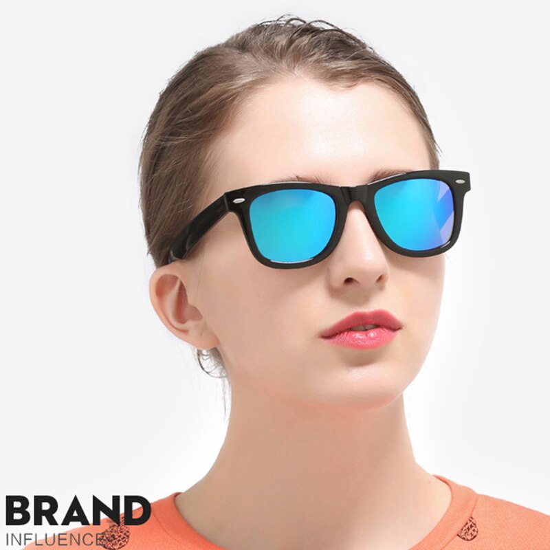 Classic Gepolariseerde Zonnebril Heren Rijden Spiegel Coating Punten Tortoise Frame Brown Lens Brillen Mannelijke Zonnebril UV400