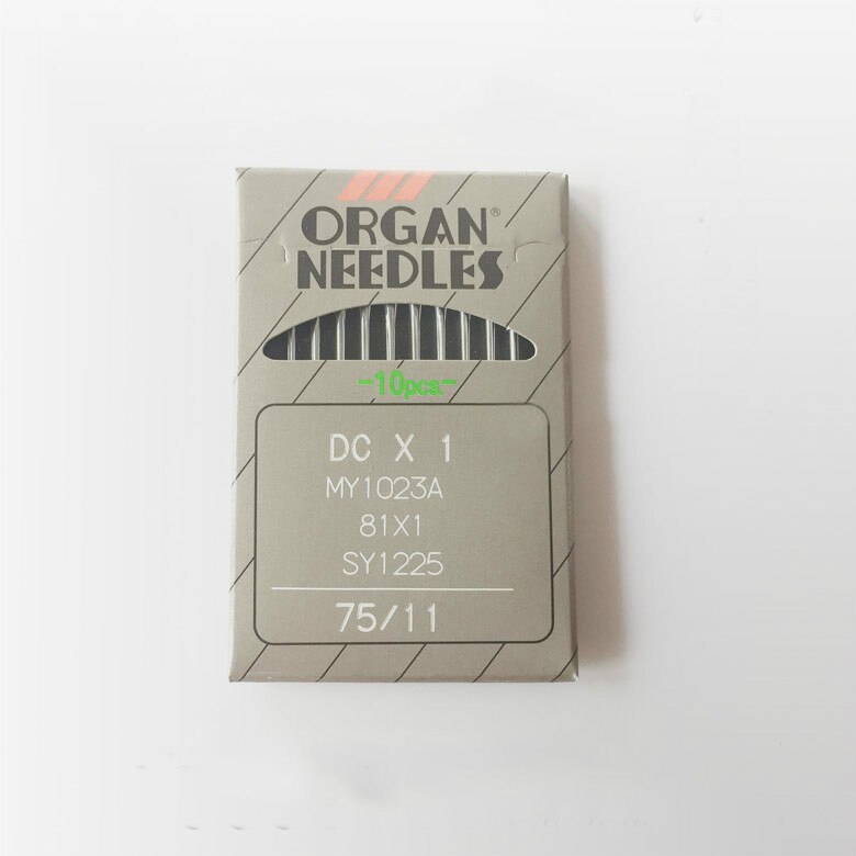 10pcs/lot ORGAN NEEDLES DBX1 DCX1 DPX5 UYX128GAS For Industrial Lockstitch Sewing Machine Singer JUKI brother: DCX1(75-11)
