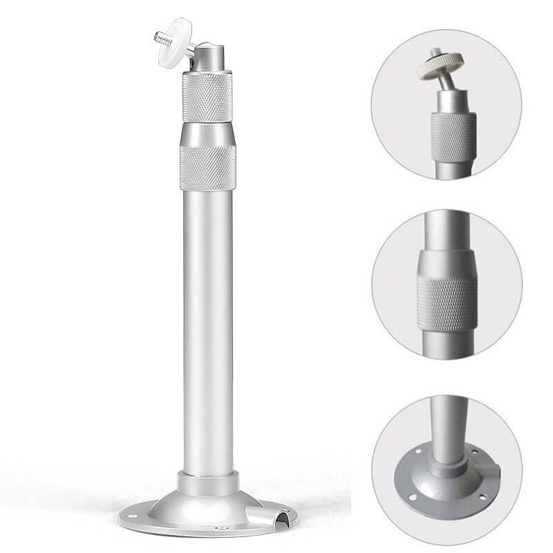 1PCs Retractable Extension Projector Bracket 360 Degree Adjustable Universal Ceiling Projector Metal Mount Stand For Projector: Default Title