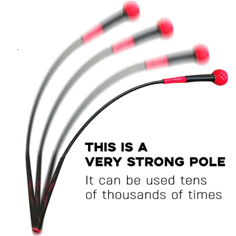 40"Golf Swing Trainer Aid for Improving Rhythm Flexibility Balance Tempo And Strength Flexible Warm-up Stick Golf Training Aids