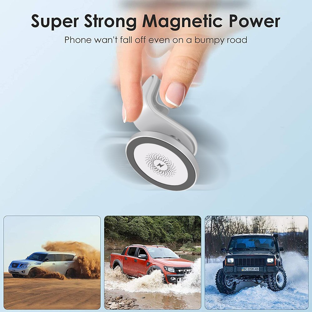 15W Magnetische Wireless Car Charger Stand Voor Iphone 12 Mini 12 Pro Max Draadloze Snelle Opladen Air Vent Mount auto Telefoon Houder