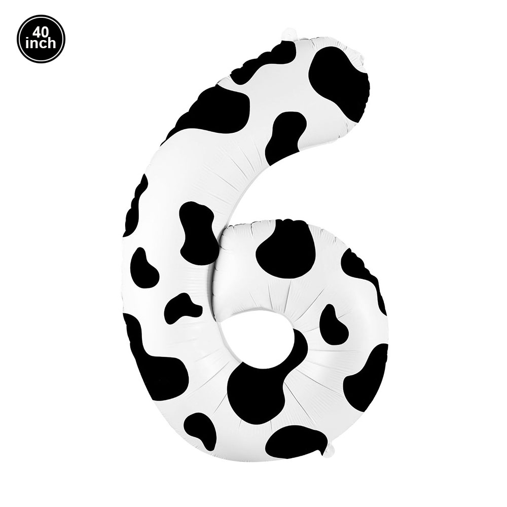 Cow Happy Birthday Cake Decoration Cow Cake Topper for Farm Cow Birthday Party Decoration Supplies: Brown