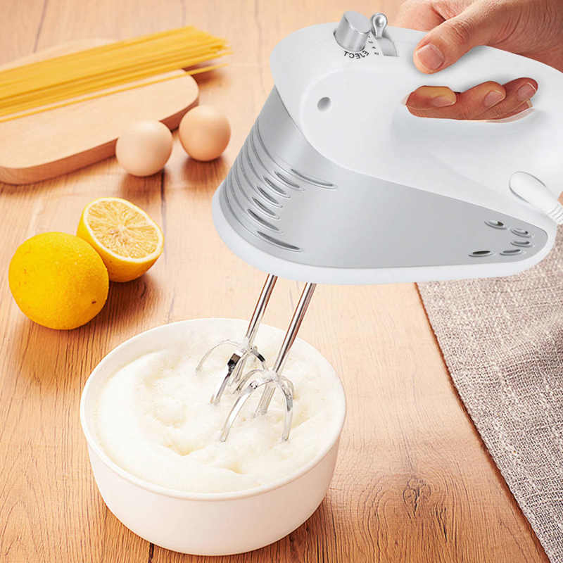 Hand Mixer Beater 200W Electric Hand Mixer 5-Speeds Handhold Mixer with Mixing Sticks EU Plug 220V