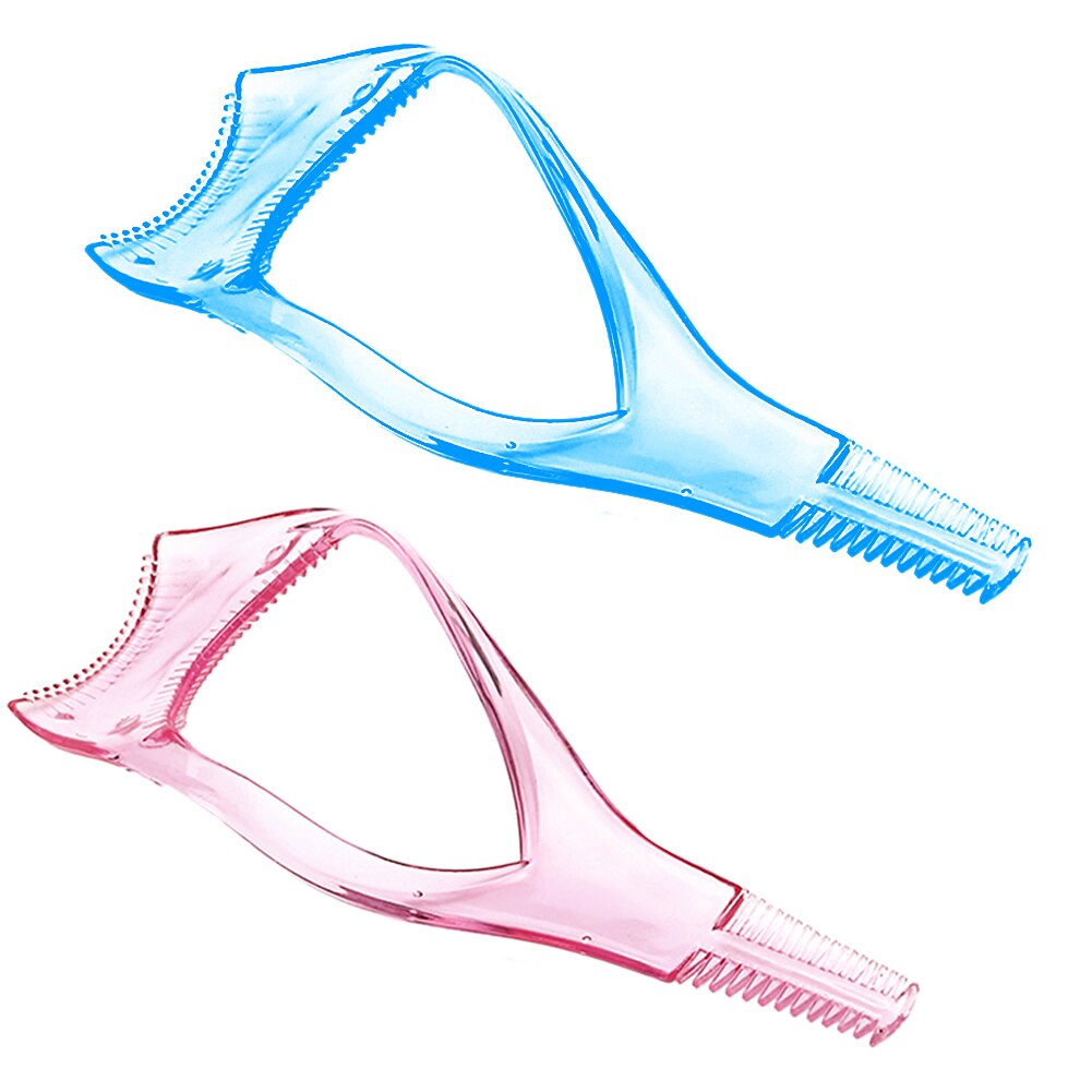 Mascara de maquillage 3 en 1, outils pour cils, bouclier de protection, bigoudi applicateur, carte de guidage de peigne, outil de maquillage, outil cosmétique de beauté