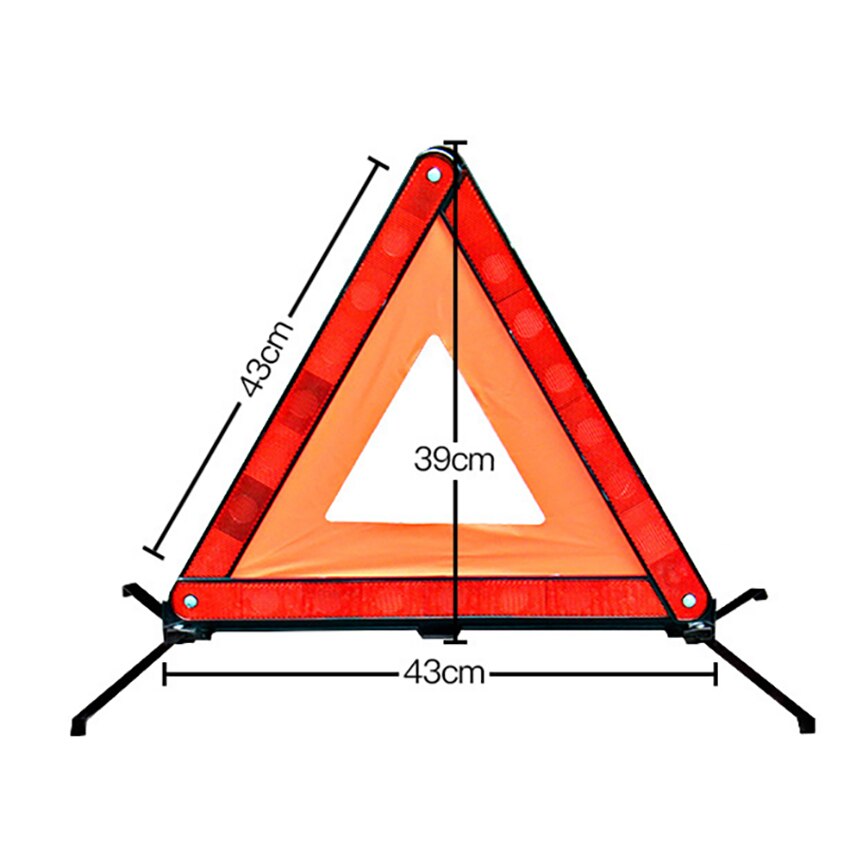 Folding Tripod Road Breakdown Reflective Traffic Safety Sign Roadway Safety Traffic Signal Car Parking Emergency Warning Sign