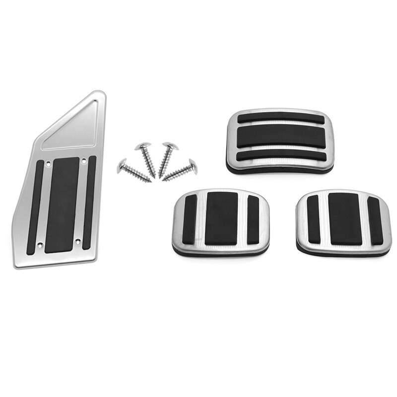 Voiture pied pédale plaque de protection pour Peugeot 3008 5008 GT LHD accélérateur gaz frein pédale plaquettes tapis couverture repose-pieds 3008: MT 1SET