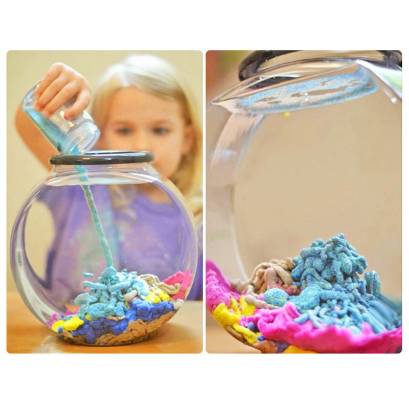 DIY Not Wet Magic Sand dynamic sand Handmade Toys Non-toxic Magic Mars Space Sand Educational Toy For Kid