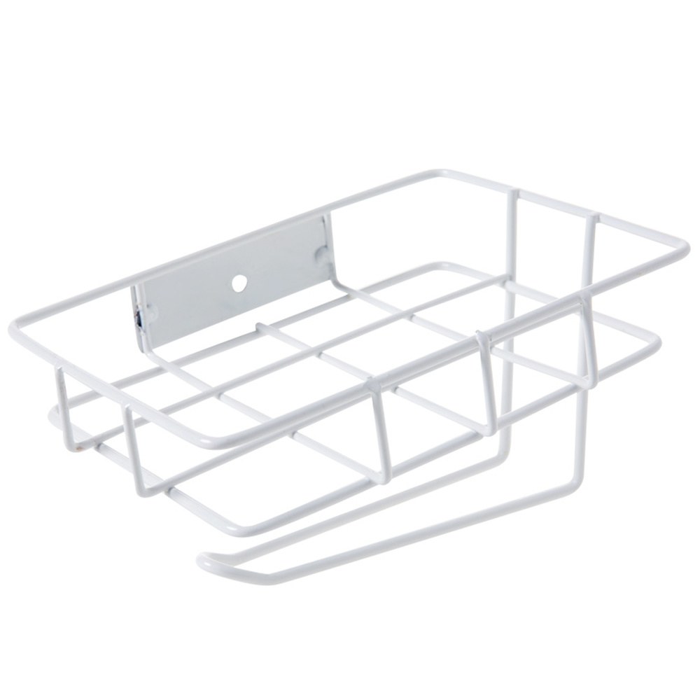 Wrought iron free punch paper towel rack toilet paper holder kitchen storage rack roll paper rack wx10080958