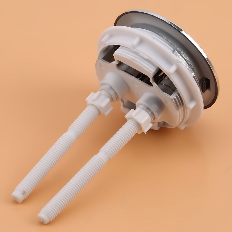 55mm Dual Flush Toilet Tank Round Valve Push Button Water Saving For Closestool Bathroom Accessories: Large Button