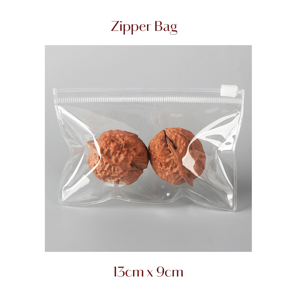 10/20PCS Transparante Plastic Zakjes PVC Rits Zak Voor Sieraden Armband Ketting Oorbellen Geschenkopslag Kleine Bedrijven Pakketten: S / Goud