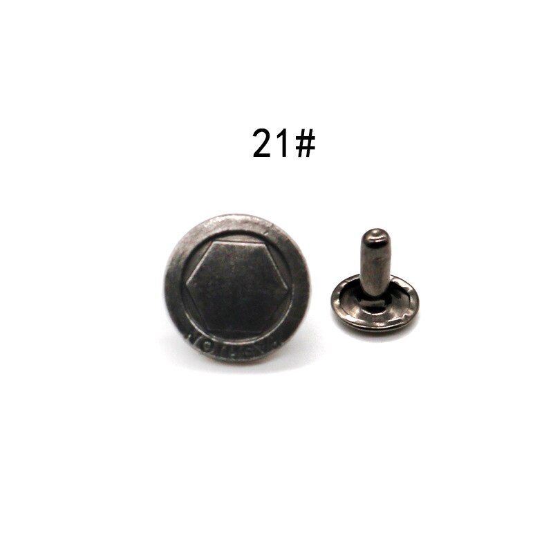 Métal mao ding kou sandales bouton d'été en cuir sandales bouton accessoires chaussons pour hommes suivi avec bouton de connexion