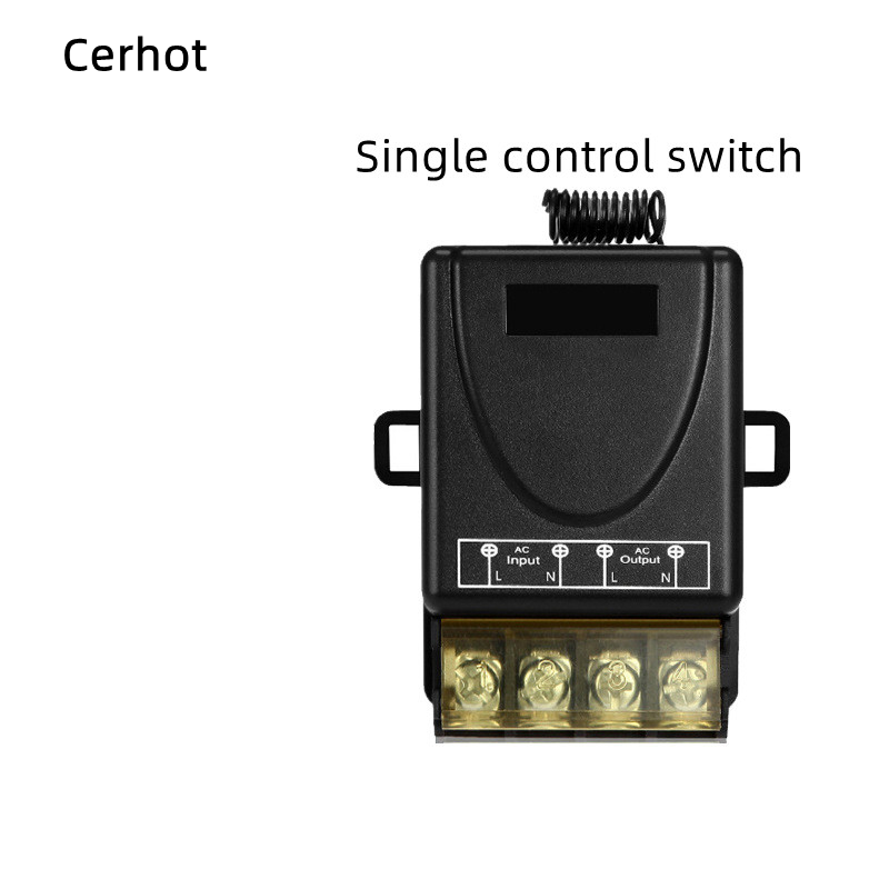 Cerhot Wireless Remote Control Switch On-off High-power 30A Wide-voltage AC 85-265V Long-distance RF433 Remote Control 3000M: Ivory