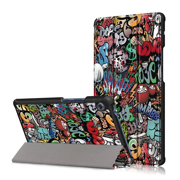 GLIGLE Case for Huawei MatePad T8 released Tablet slim print cover shell+Led+Touch pen: TY