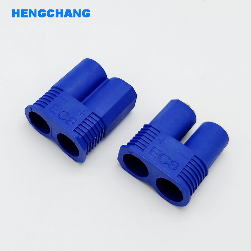 EC8 connector for Car model plug Banana Plug Female Male Bullet Gold Connector For RC ESC LIPO Battery Aviation model