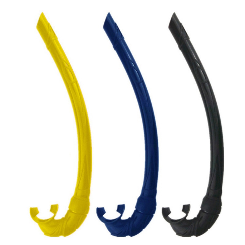 Tubo de respiración de Snorkel plegable de silicona Flexible enrolladas tipo húmedo completo para buceo Snorkel natación accesorios de agua