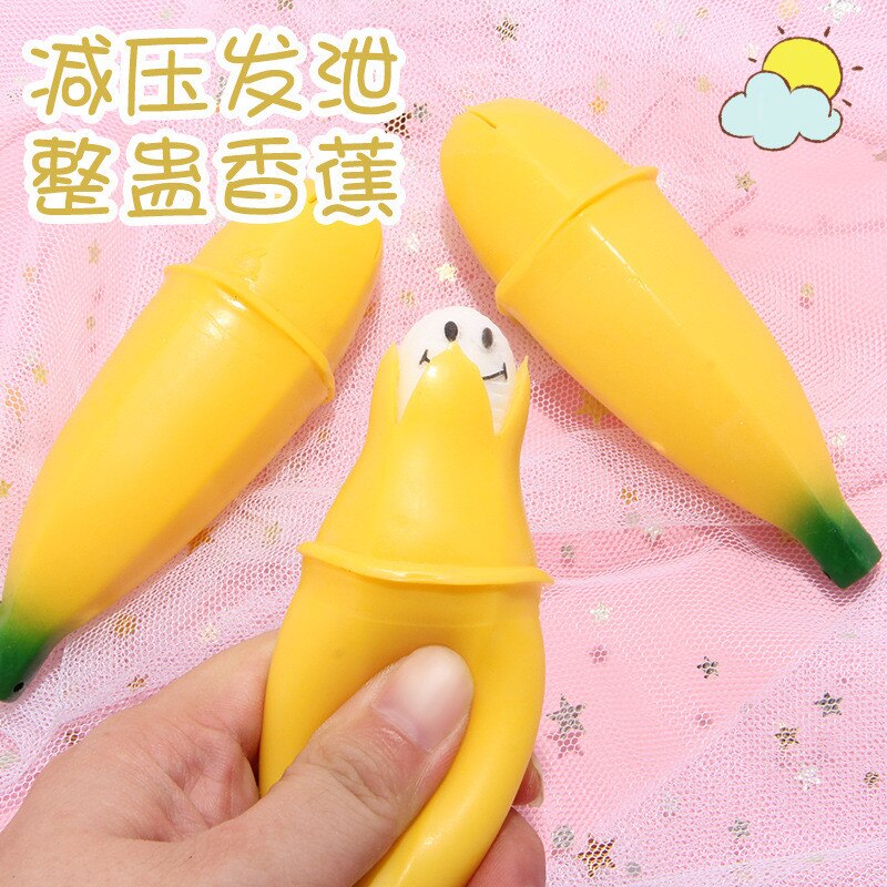 16CM Banana Squishy giocattoli spremere Antistress novità giocattolo Antistress sfiato scherzando decompressione giocattoli divertenti giocattoli Antistress