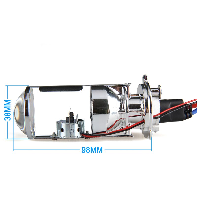 AILEO car modeling 6000K 4300k 8000K xenon H4 Mini Projector Lens LHD RHD for HID headlamp H4 easy to install 55w 10000lm