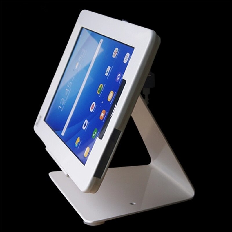 aluminum android 10.1 inch tablet counter frame anti theft for galaxy enclosure