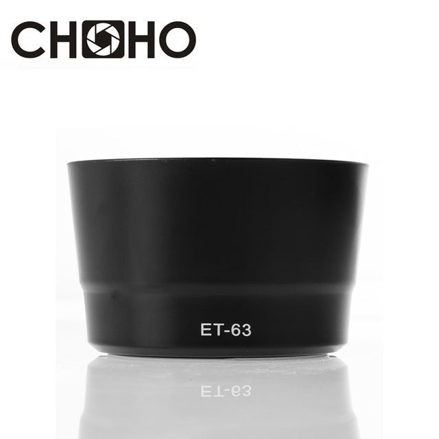 ET-63 et63 pare-soleil 58mm accessoires de caméra réversibles pour Canon 750D 760D EF 55-250mm f4-5.6 est l'objectif STM