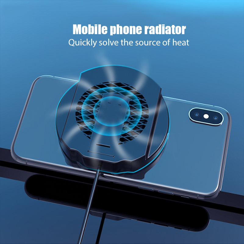 Universal Mobile Phone Radiator Gaming Phone Cooler Adjustable Portable Holder Heat Sink For iPhone Samsung Huawei Xiaomi