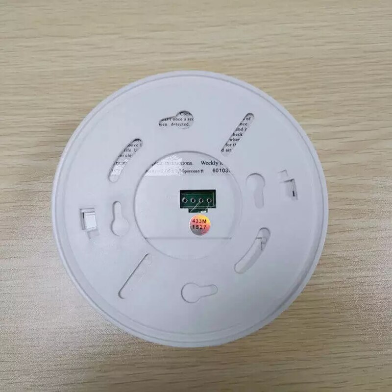Wireless Smoke &amp; Temperature Sensor 433mhz For Hotel Home Smoke Heat Detector