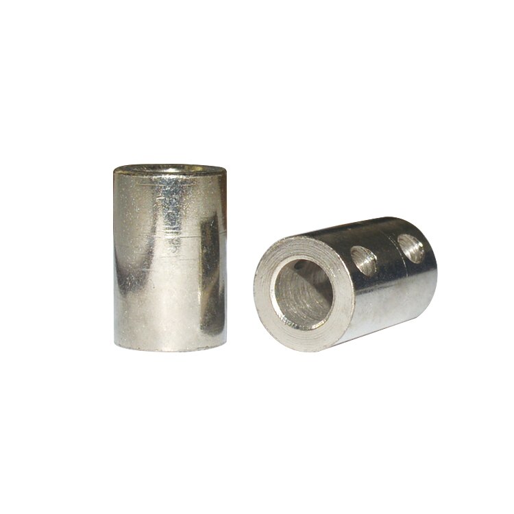 Rigid coupling diameter 20mm length 22mm cylindrical motor parts steel sleeve model mechanical transmission