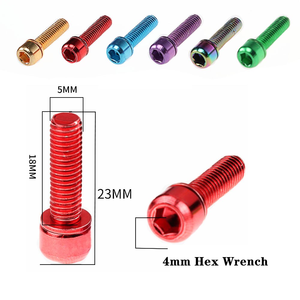 High-Carbon Staal M5 * 17Mm Stuurpen Nail Fiets Stuurpen Schroeven Bolt Mountain Dode Vlieg Road Vouwen fiets Handvat Riser Schroef