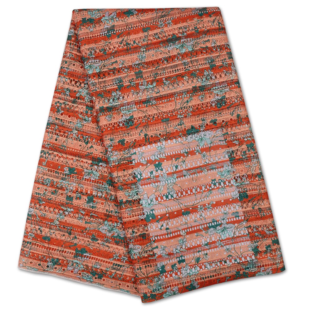 Guipure Cord Lace Fabric African Lace Fabric With Stones Water Soluble Laces For Wedding YA3492B-2